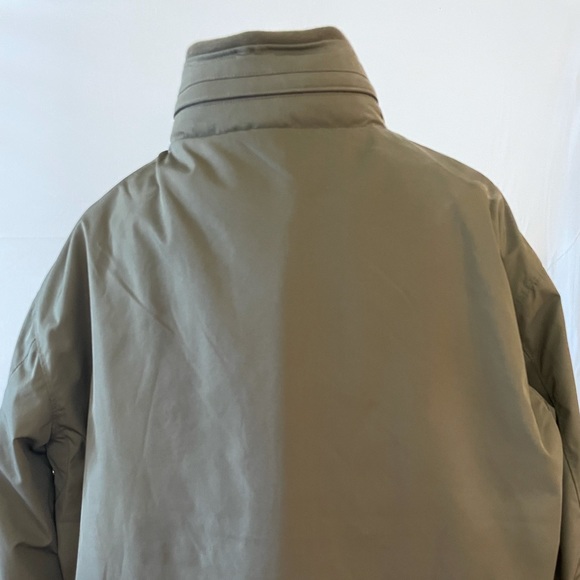 Men’s Polo Jacket in Khaki with pull out hood - Picture 3 of 6